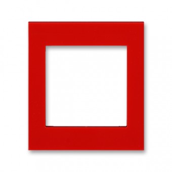 ND3901H-B350 65  Díl výměnný – kryt pro rámeček vícenásobný, střední, červená